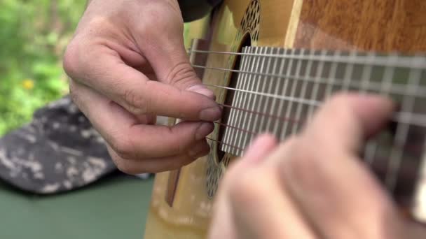 Playing the Guitar - Footage, Video