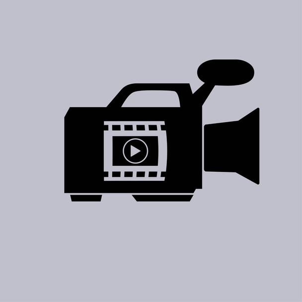 εικονίδιο διανύσματος βιντεοκάμερας - Διάνυσμα, εικόνα