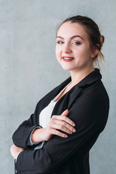 young business woman portrait successful corporate - Foto, Bild