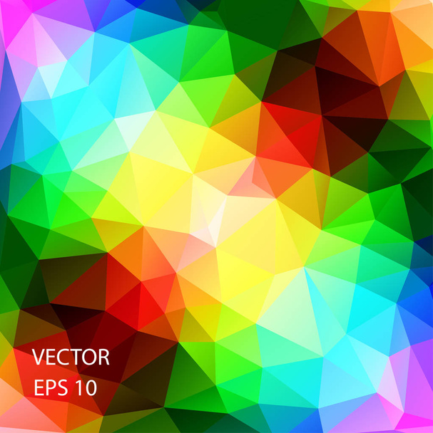 Fondo poligonal abstracto - Vector, imagen