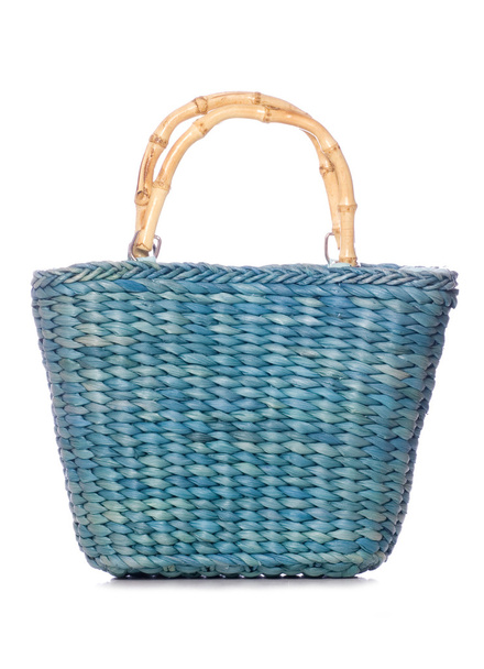 зелена плетена торгова сумка
 - Фото, зображення
