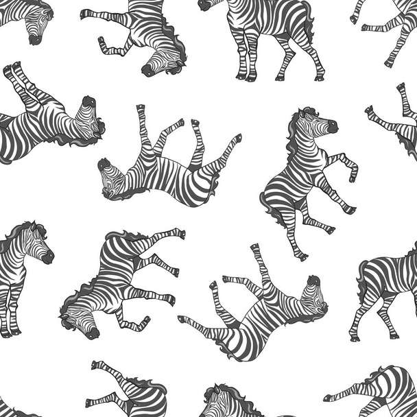 zebra pattern, kid safari print - Fotoğraf, Görsel