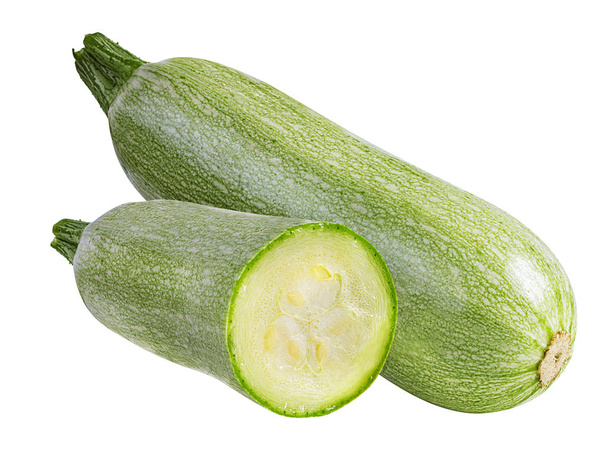 Moelle de légumes frais isolée sur fond blanc - Photo, image