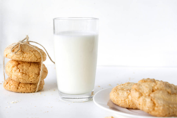 1 Cup milk, shortbread - Photo, image
