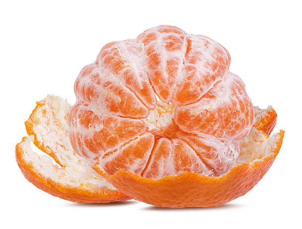 tangerine or mandarin fruit isolated on white background - Photo, Image