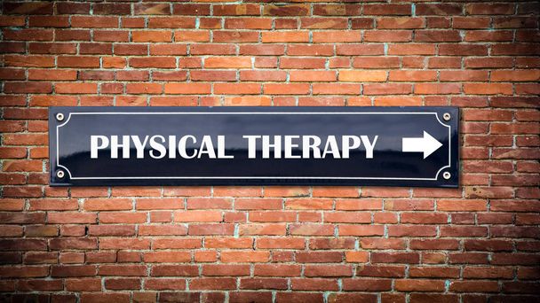 Стіни знак фізичної терапії - Фото, зображення