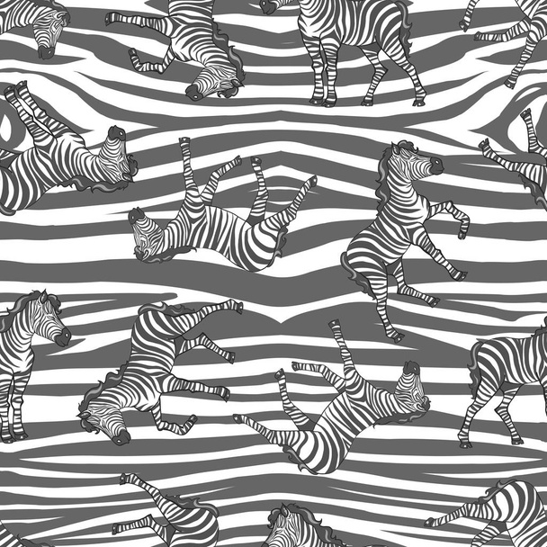 zebra pattern, kid safari print - Photo, image