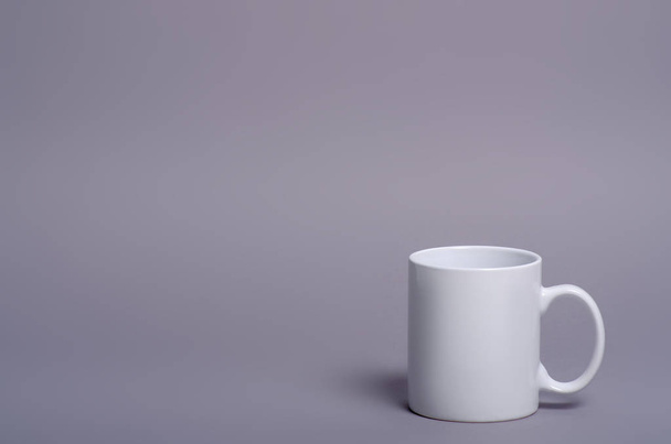 White cup mug - Фото, изображение