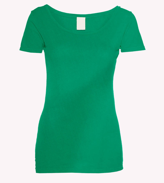 Zelená smaragdová bavlny Mock nabrat - Fotografie, Obrázek