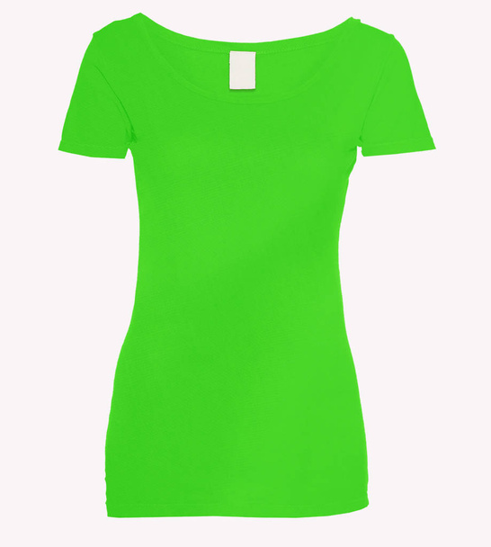 Neon Zielona bawełna miarka Mock Up - Zdjęcie, obraz