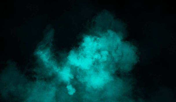 Blue misty fog smoke background. Abstract texture overlays for copyspace - Photo, Image