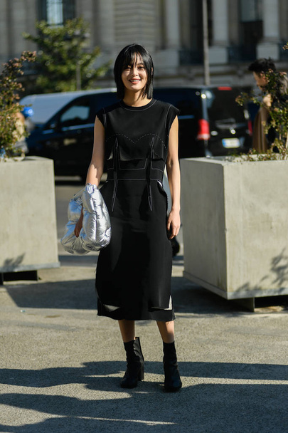 Chinese actress Xin Zhilei is pictured in Paris during the Paris Fashion Week Fall Winter 19/20 in France, 27 February 2019 - Valokuva, kuva