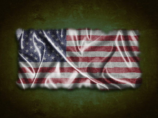 Vintage ABD bayrağı. - Fotoğraf, Görsel
