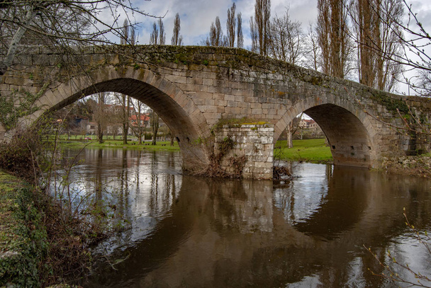 medieval bridge in Allariz, Orense, Galicia, Spain  - Photo, Image