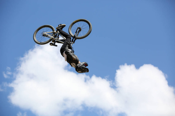 mountain bikers in action  - Photo, image