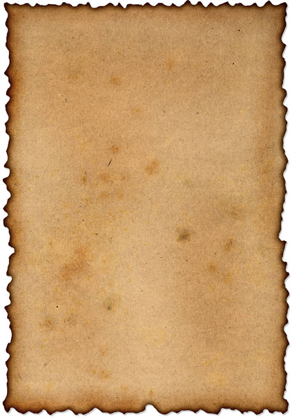 Staré zažloutlé a obarví list papíru - Fotografie, Obrázek