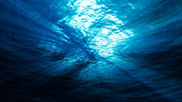Licht unter Wasser - Foto, Bild