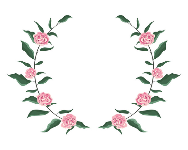 marco floral de primavera - Vector, imagen