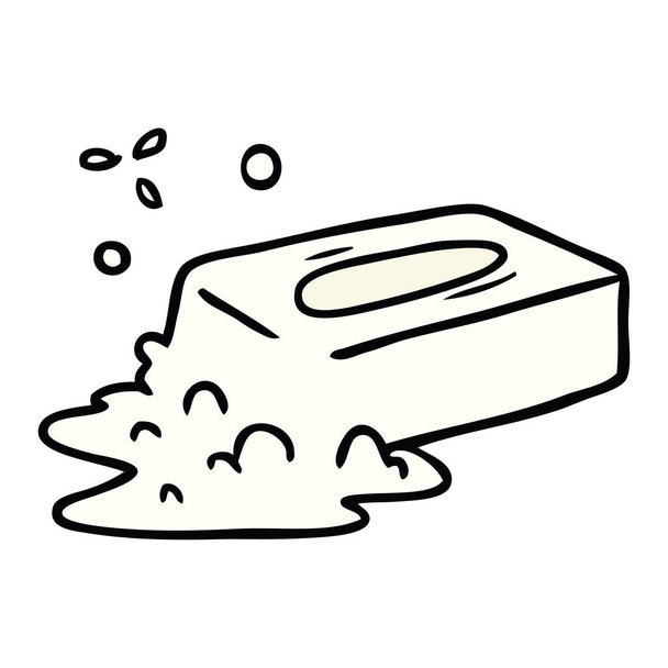 Cartoon doodle probublání mýdla - Vektor, obrázek
