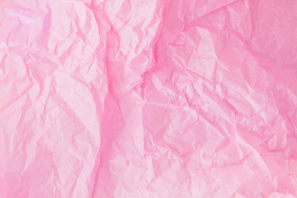 Pink texture horizontal background, jammed paper - Foto, immagini