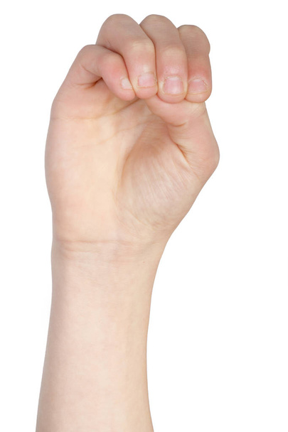Алфавит на американском жестовом языке
 - Фото, изображение