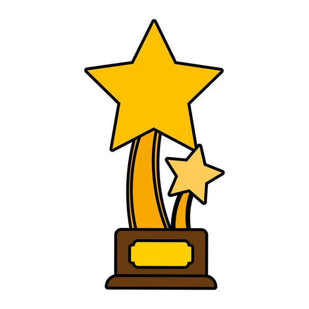 Trophy cup tähden muotoinen symboli
 - Vektori, kuva