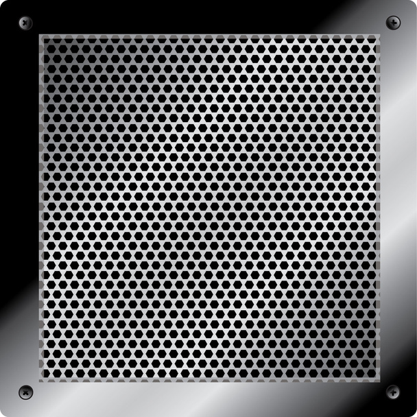 Mesa metálica vectorial en blanco
 - Vector, Imagen