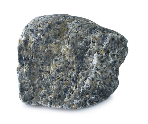 Камень изолирован на белом фоне с вырезанием пути
 - Фото, изображение