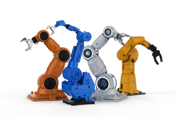 robot armen vier modellen - Foto, afbeelding