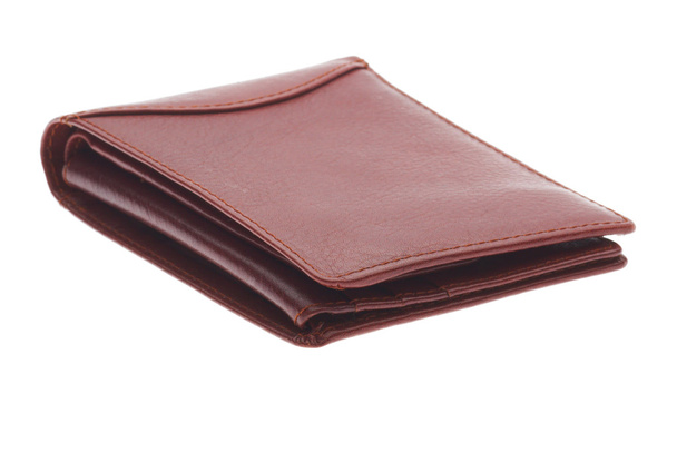 bruin portemonnee - Foto, afbeelding