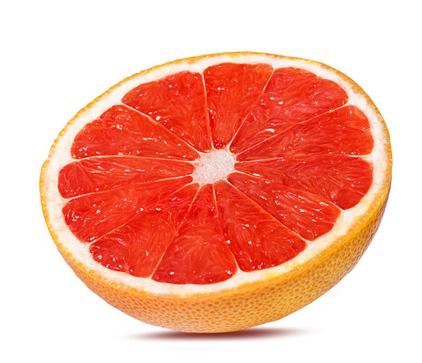 fehér alapon izolált grapefruit - Fotó, kép