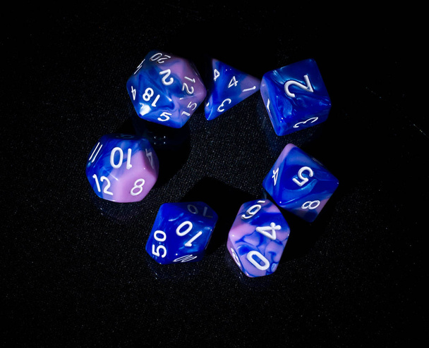 colored dice for the game - Photo, Image