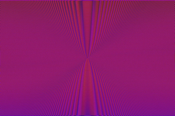 Neon glitch halftone abstracte rode en paarse achtergrond. Hypnotiserende optische illusie textuur. - Foto, afbeelding