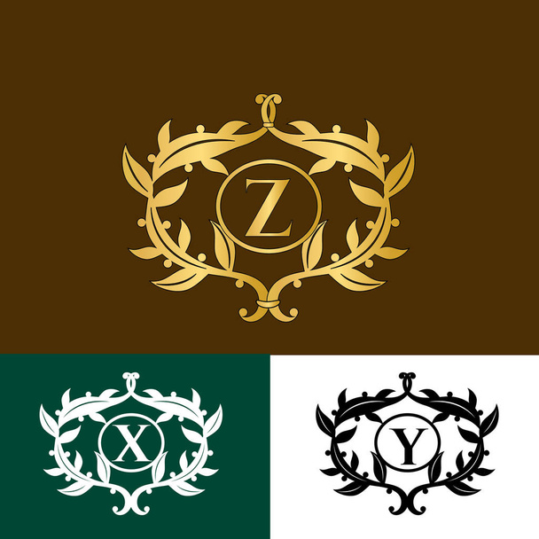 Элитный векторный логотип. Монограмма буквы Z
 - Вектор,изображение