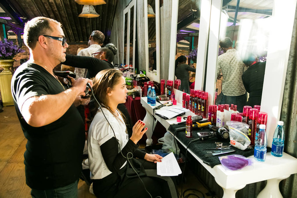 Backstage Hair and Make-up at Event - Фото, зображення