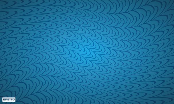 Azul ondas azulejo e têxtil fundo, abstrato vetor illustra
 - Vetor, Imagem