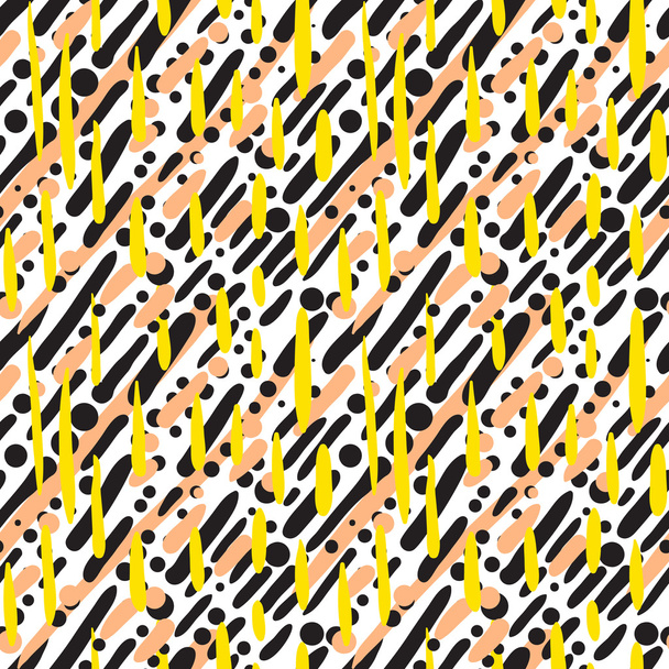 Pattern with random crossing brushstrokes - ベクター画像