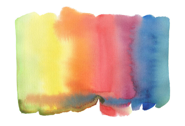 Abstract watercolor blot painted background. Isolated.  - Foto, Imagen
