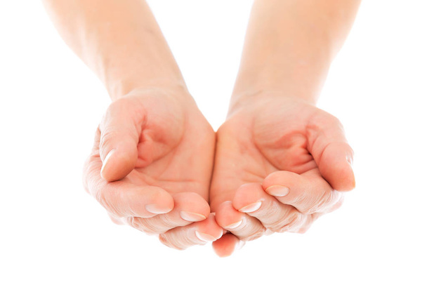 Hände geben isoliert - Foto, Bild