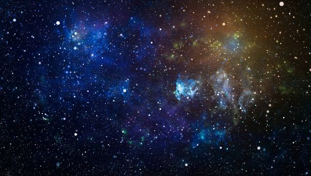 Incrível nebulosa bonita algures no espaço. Espaço colorido
 - Foto, Imagem