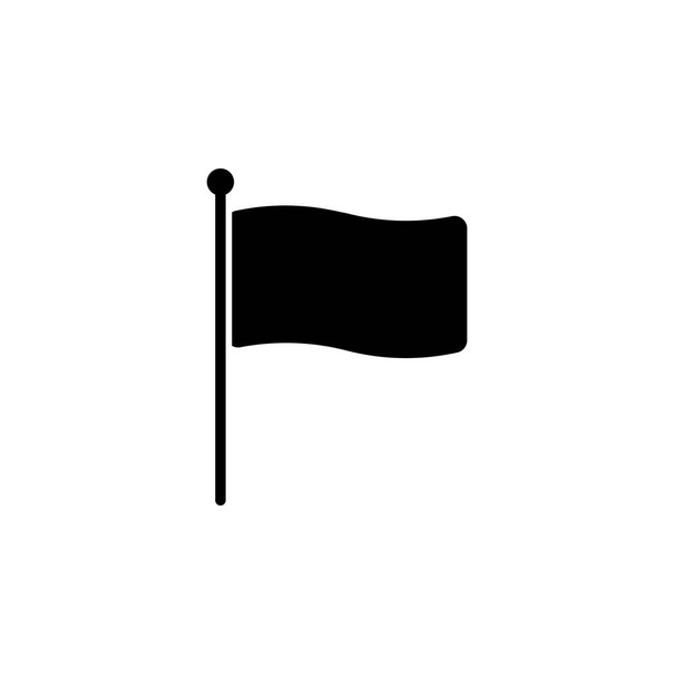 Значок флага. Знаки и символы могут быть использованы для веб, логотип, мобильное приложение, пользовательский интерфейс, UX
 - Вектор,изображение