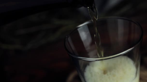 Pouring beer slow motion - Footage, Video