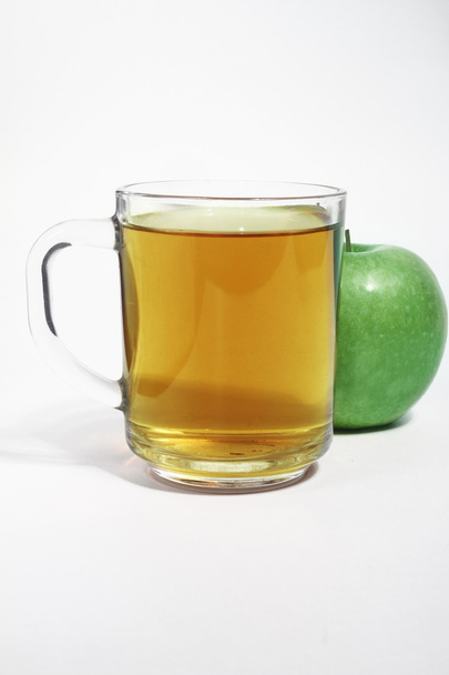 Grüner Tee und Apfel - Foto, Bild