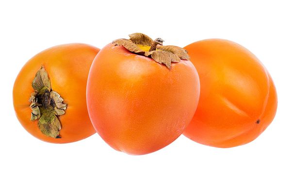 Persimmon ovoce izolované na bílém pozadí - Fotografie, Obrázek