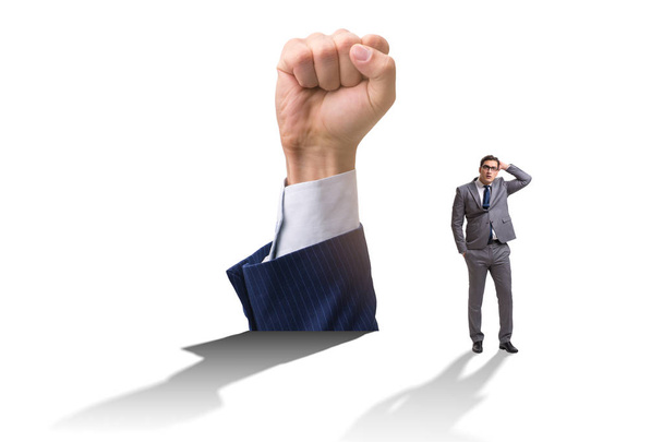 Fist gesture in business concept - Photo, Image