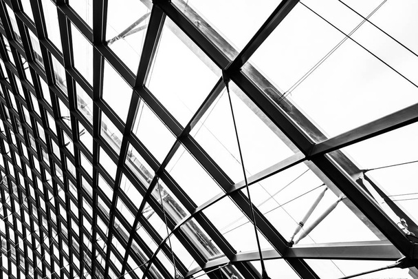 abstrakte Glasfenster Dach Architektur außen - Foto, Bild