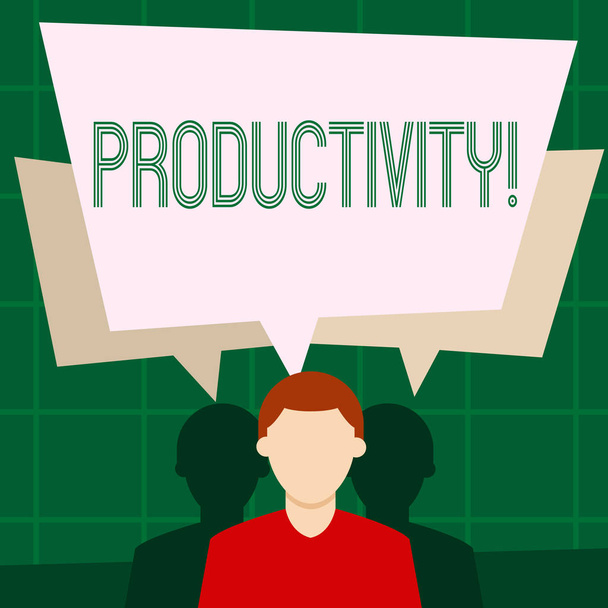 Scrivere nota che mostra la produttività. Business photo showcase Lavoro efficace Grande perforanalysisce Successo
. - Foto, immagini