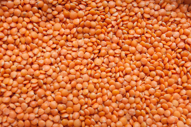 Background of orange beans lentils - Fotoğraf, Görsel