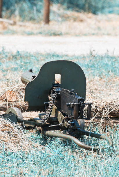 Machine gun of World War II, industrial style - Photo, Image