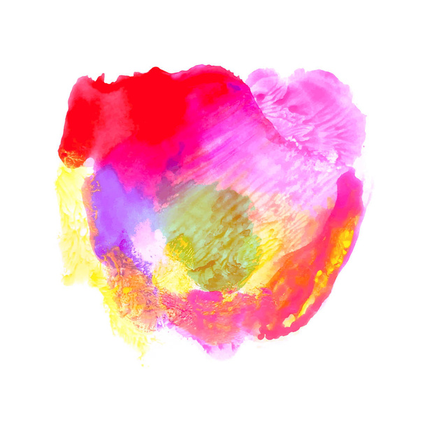 abstract kleurrijke aquarel achtergrond - Vector, afbeelding